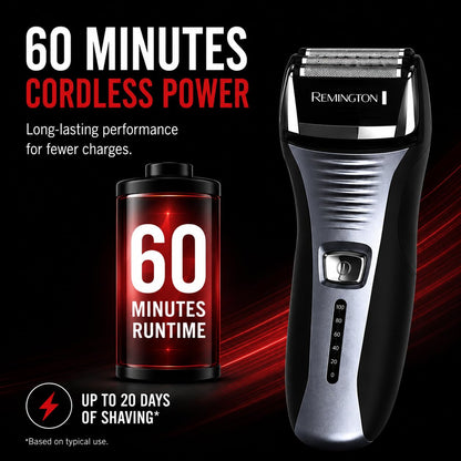 Remington F5-5800 Foil Shaver, Men's Electric Razor, Electric Shaver, Black - Available at All In One Marketplace Canada