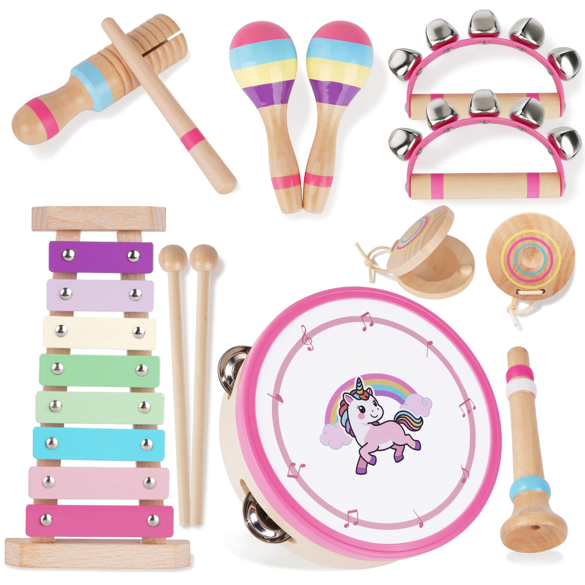 ATOYUS Musical Instruments for Toddlers 1-3, Unicorn Montessori Music Toys 🍁 All In One Marketplace Canada