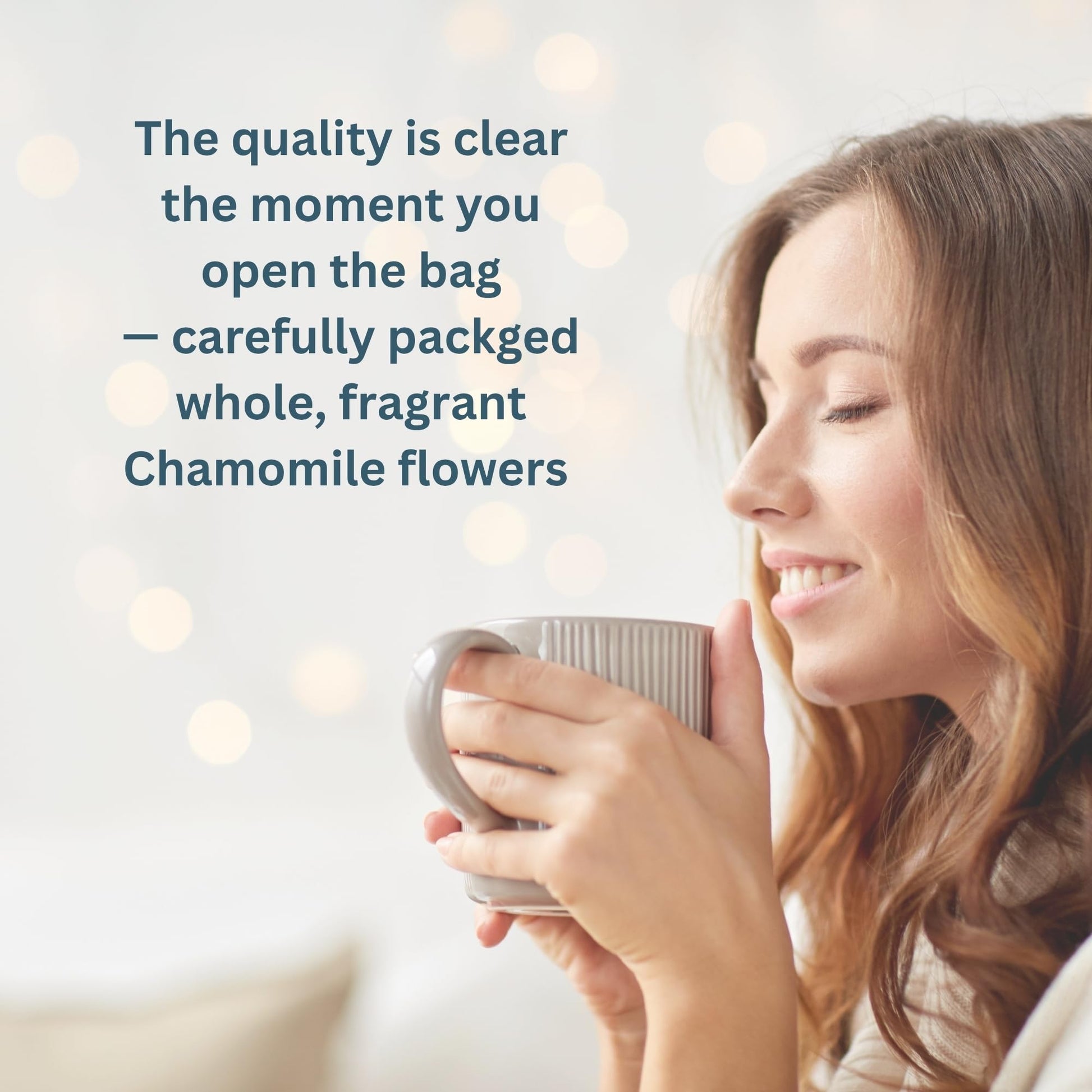 Dragonfly Herbs Organic Chamomile Tea – 250g Loose Whole Flowers, German Matricaria Chamomilla