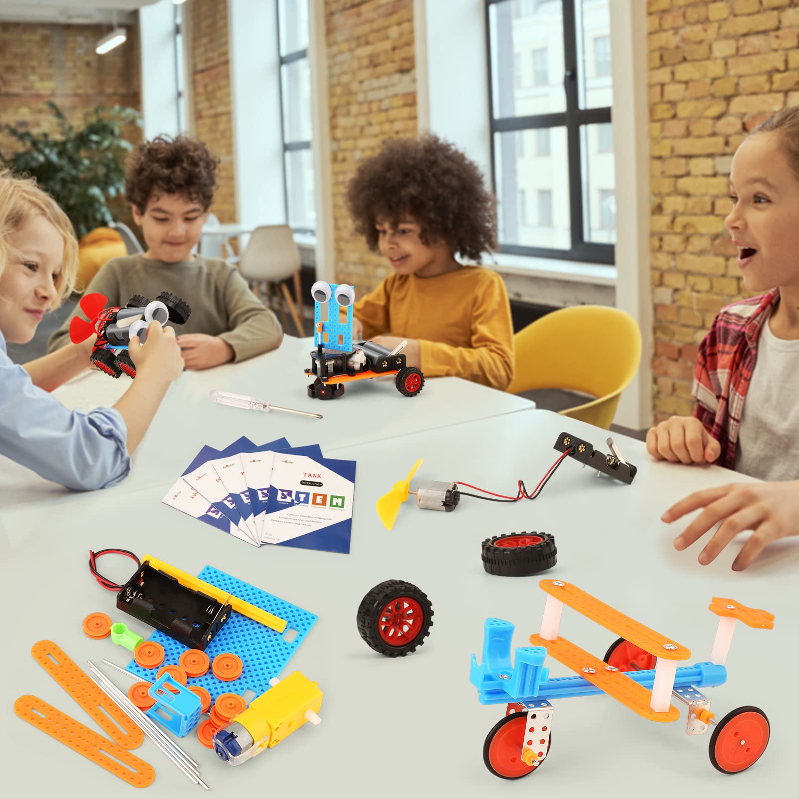 STEM Toys Science Kit for Kids 6-8 8-10 10-12, Crafts for Boys Girls Gifts 9-12 Years Old, STEM Building Robot Car Toys for Birthday Gift Ideas Age 8 9 10 11 12 - Available at All In One Marketplace Canada