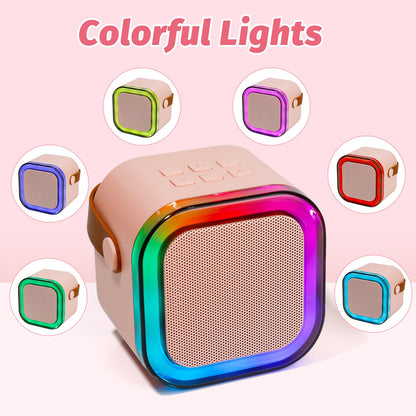 Mini Karaoke Machine for Kids Adults, Speaker with 2 Wireless Microphones 🍁 All In One Marketplace Canada
