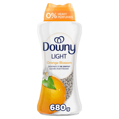 Downy Light Laundry Scent Booster Beads, Orange Blossom Scent, In-wash fabric beads designed to be gentle with a light boost of scent, No Heavy Perfumes, 680 Grams - Available at All In One Marketplace Canada