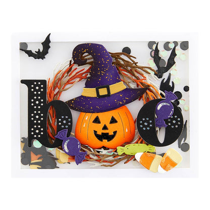 Matrices de découpe Spellbinders Halloween Wreath Add-Ons par Suzanne Hue, métal