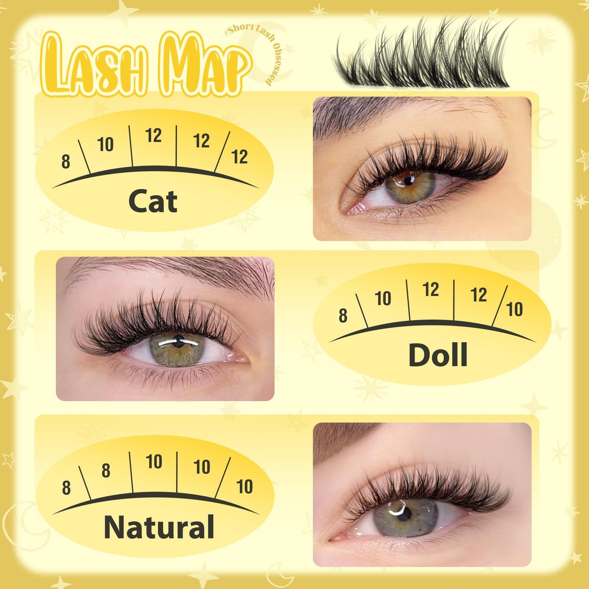 Lash Clusters Natural Eyelash Clusters 8-12MM Wispy Lash Extensions C Curve Individual Lashes Clear Band Cluster Lashes Clean Makeup DIY Lash Pack (Short Ver.) - Available at All In One Marketplace Canada