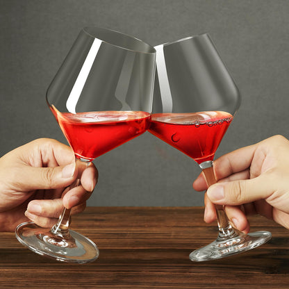 FrutPunch Hand-Blown Crystal Wine Glasses Set of 2, 16OZ, Long Stem Glasses for Red and White Wine, Christmas and Wedding Gifts 🍁 All In One Marketplace Canada