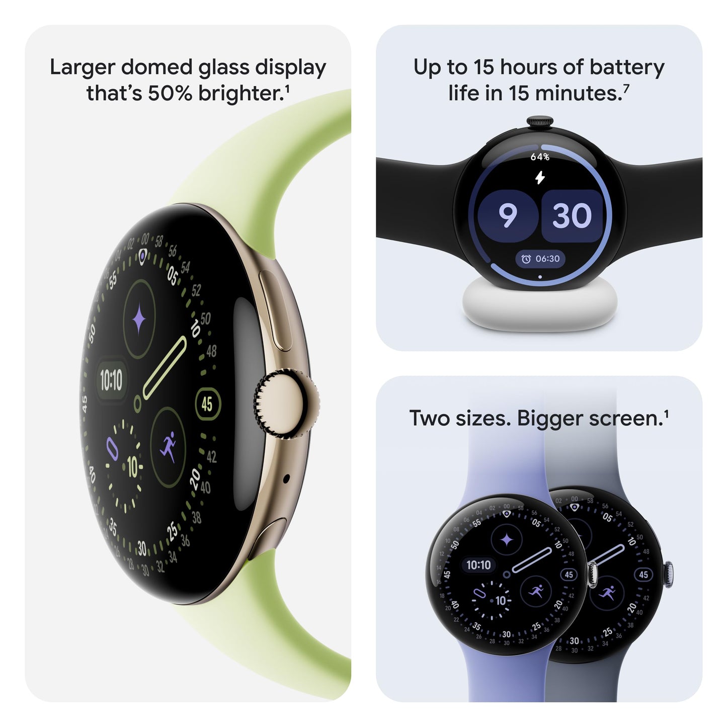 Google Pixel Watch 4 (45mm) - Satin Moonstone Case - Moonstone Band - Wi-Fi Google