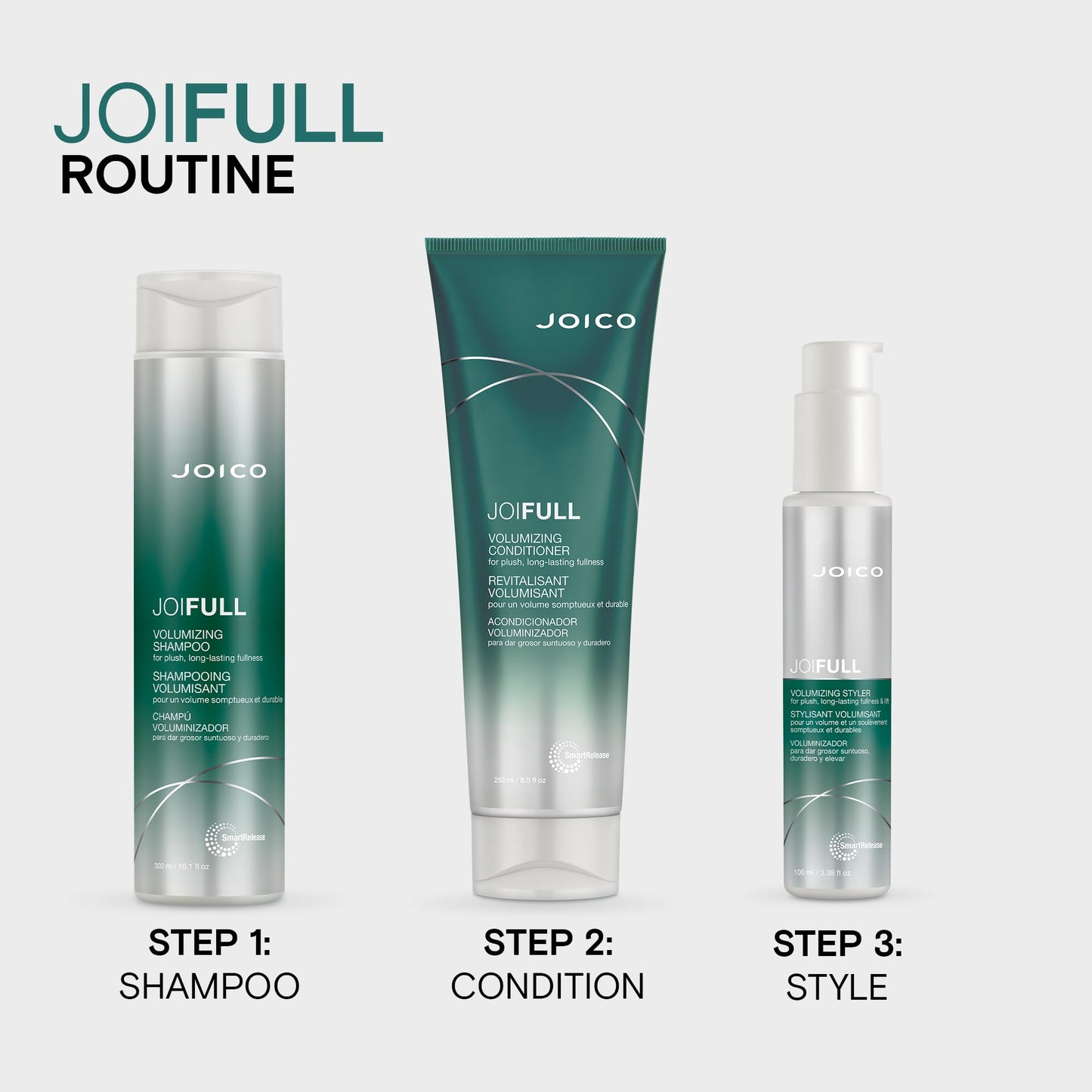 Joico JoiFULL Conditioner – Lightweight Volumizer for Fine Hair, Reduces Frizz & Adds Fullness Joico
