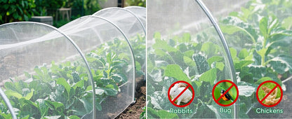 Ultra Fine Insect Mesh Garden Netting 3M x 15M, Extra Large Insect & Bird Barrier Netting, Crop Protection Plants Netting for Vegetables, Fruit Trees, Greenhouse, Customizable Plant Cover Protection - Available at All In One Marketplace Canada