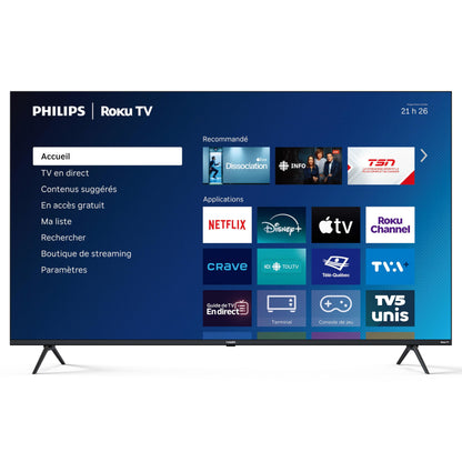 Philips 55PQL7676/F6 7600 Series 55-Inch 4K UHD QLED Roku TV
