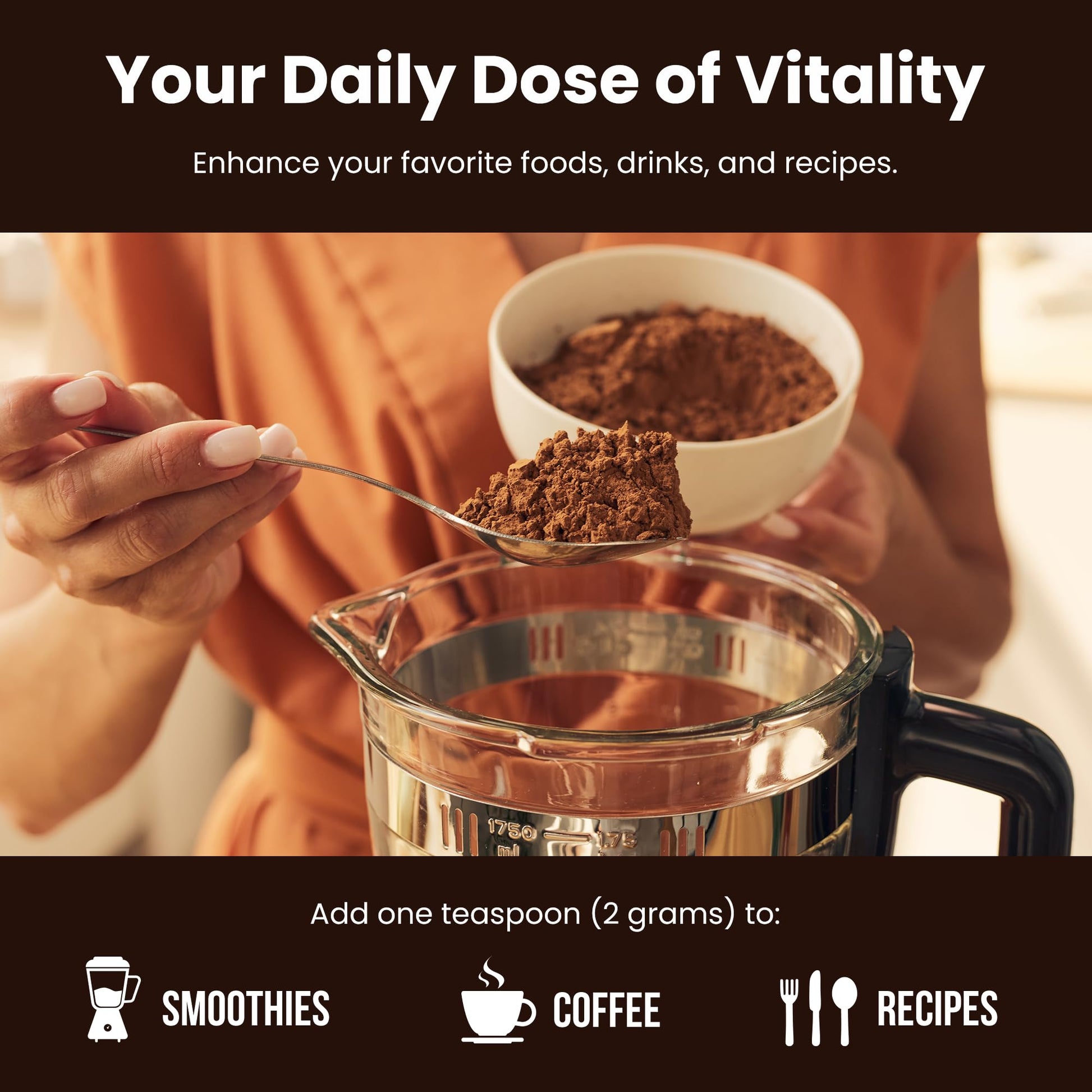Organic Mushroom Powder - 10-in-1 Complex - Mushroom Supplement Powder Blend for Memory, Focus & Immune Support - Mushroom Blend For Coffee, Water, Smoothies - 8oz - Available at All In One Marketplace Canada