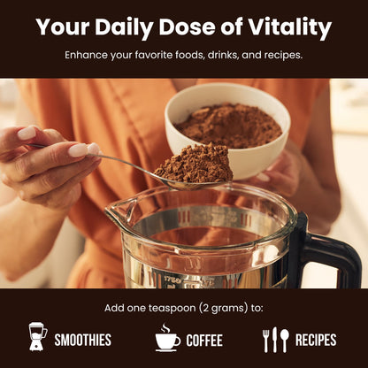 Organic Mushroom Powder - 10-in-1 Complex - Mushroom Supplement Powder Blend for Memory, Focus & Immune Support - Mushroom Blend For Coffee, Water, Smoothies - 8oz - Available at All In One Marketplace Canada