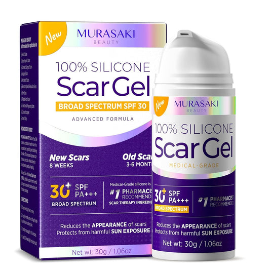 Silicone Scar Gel Scar Cream - SPF 30 Advanced Scar Gel for Old and New Scars - Available at All In One Marketplace Canada