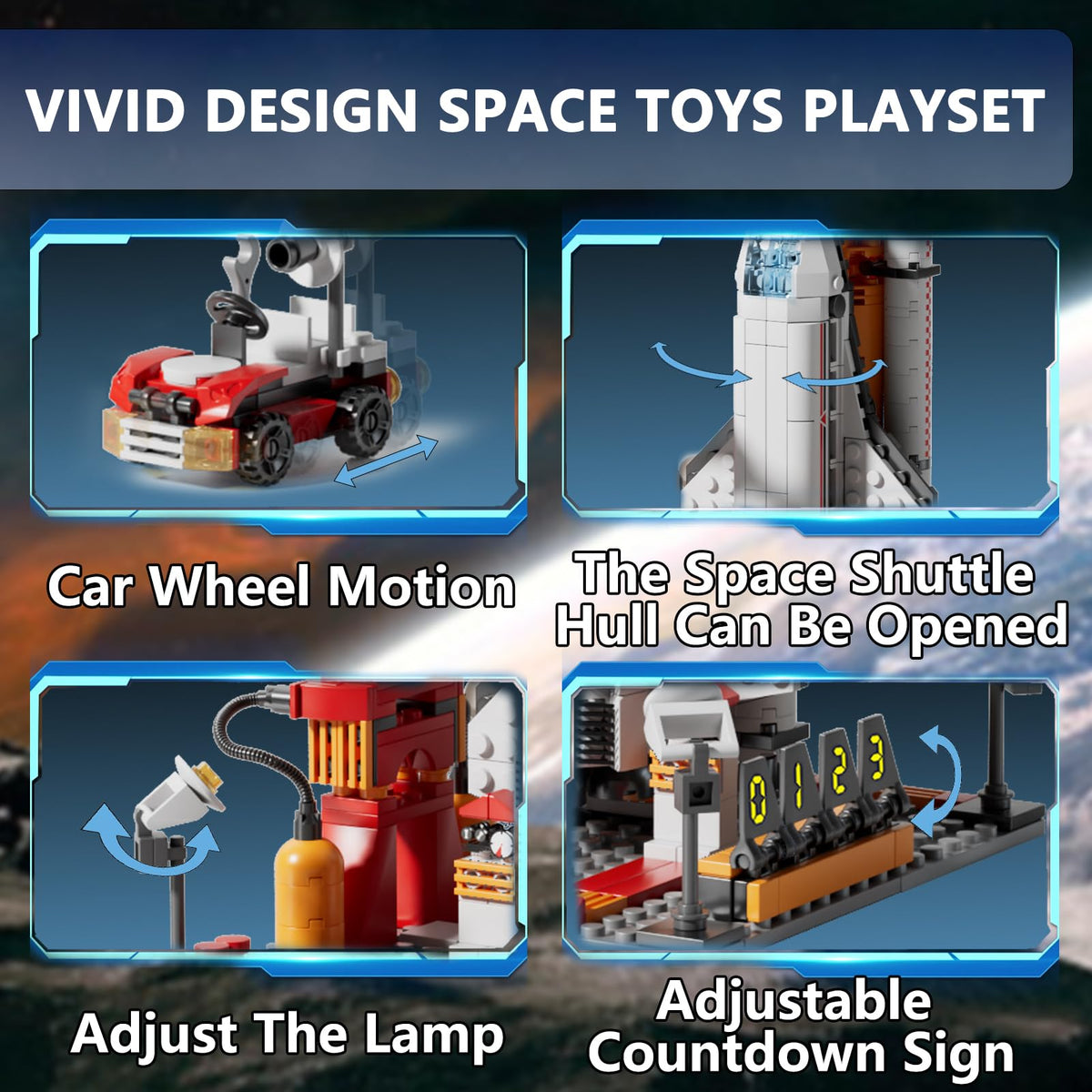 City Space Exploration Shuttle Building Sets Toys for Kids 🍁 All In One Marketplace Canada