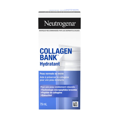 Neutrogena Collagen Bank Face Moisturizer, Daily Anti-Aging Neck Collagen Cream with Bakuchiol, Cream to Support Skin’s Natural Collagen for Visibly Plump Skin, 79 mL 🍁 All In One Marketplace Canada