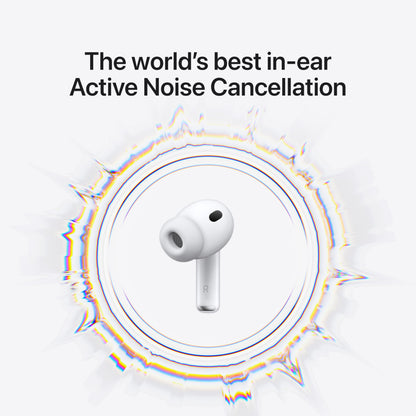 Apple AirPods Pro 3 Wireless Earbuds, Active Noise Cancellation, Live Translation, Heart Rate Sensing, Bluetooth Headphones, Spatial Audio, High-Fidelity Sound, USB-C Charging