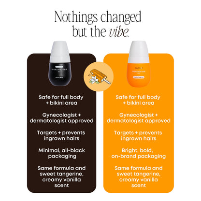 Bushbalm Ingrown Hair Oil - Helps Reduce, Repair Skin from Ingrown Hairs, Razor Bumps & Underarm Bumps - Soothe Skin from Post Shave Itchiness 30 ml - Vanilla Tangerine Oil - Formerly Sweet Escape