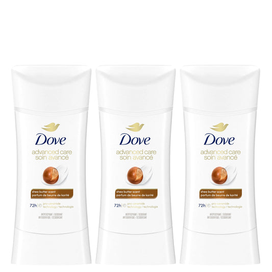 Dove Advanced Care Antiperspirant Stick for women Shea Butter for 48-Hour Protection, Cruelty-Free Women's Antiperspirant, 74g (Pack of 3) - Available at All In One Marketplace Canada