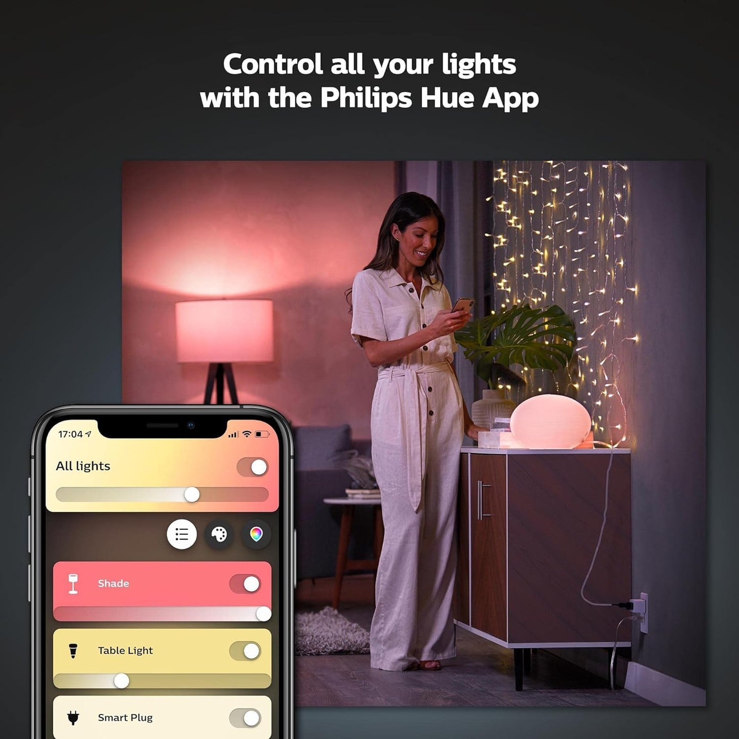Philips Hue Smart Plug, White - 1 Pack - Turns Any Light Into a Smart Light - Control with Hue App - Compatible with Alexa, Google Assistant, and Apple HomeKit Philips Hue