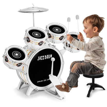 Kids Drum Set for Toddlers 1-3 - 5 Drums Musical Toys for Kids 3-5 Boy Girl 🍁 All In One Marketplace Canada
