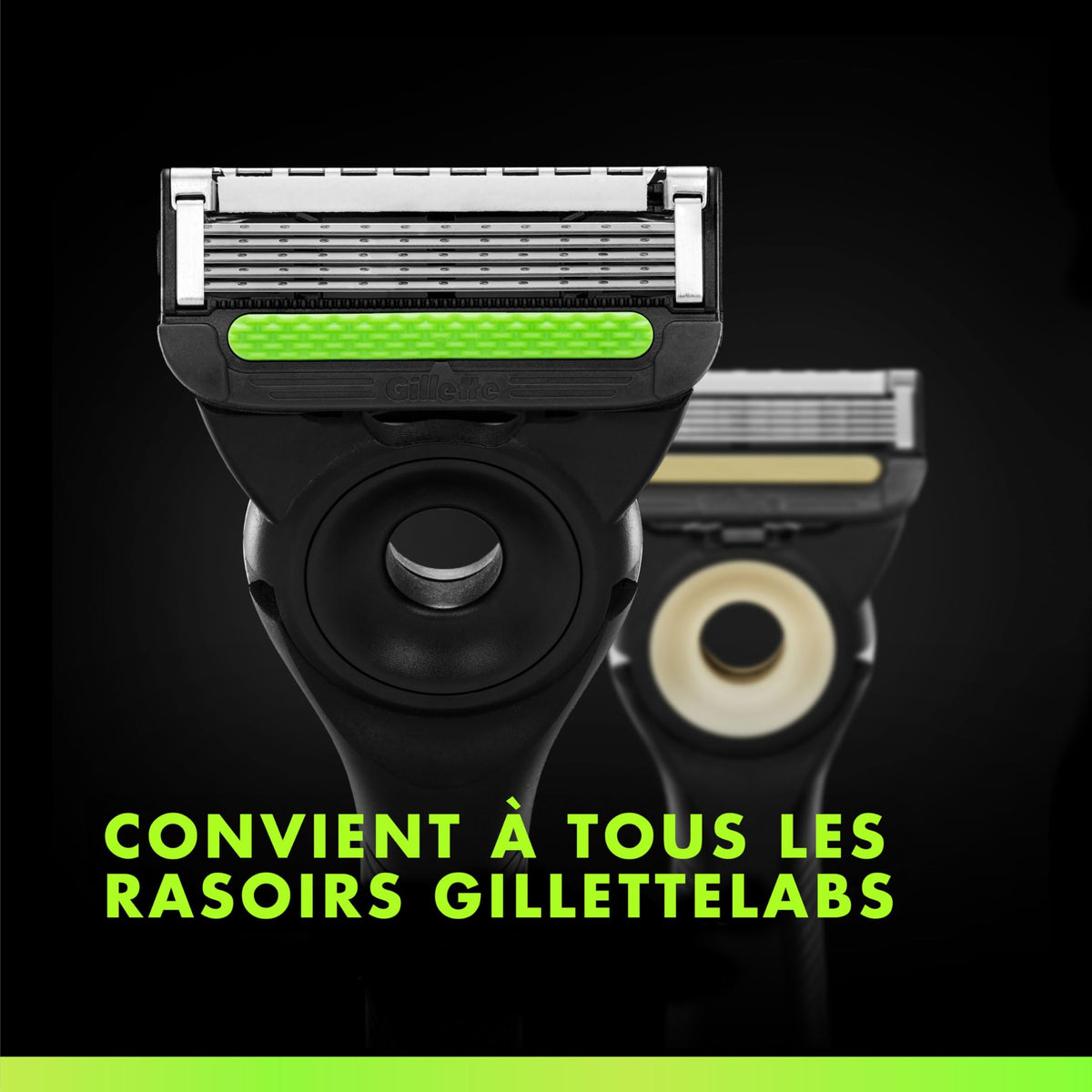 GilletteLabs Razor Blade Refills, Refills for Men Compatible with GilletteLabs Exfoliating Bar and Heated, 1 Pack (Count of 8)