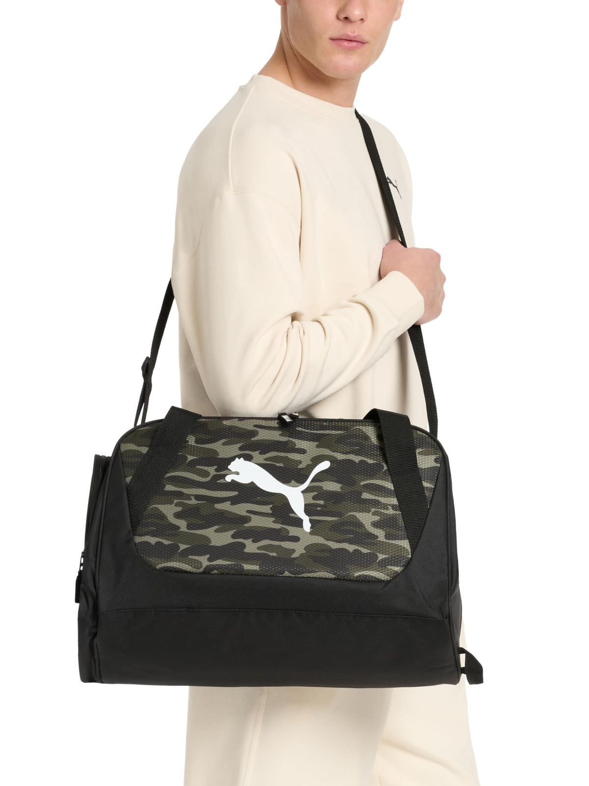 Puma Evercat Form Factor Duffel Bag, Green Camo, One-Size
