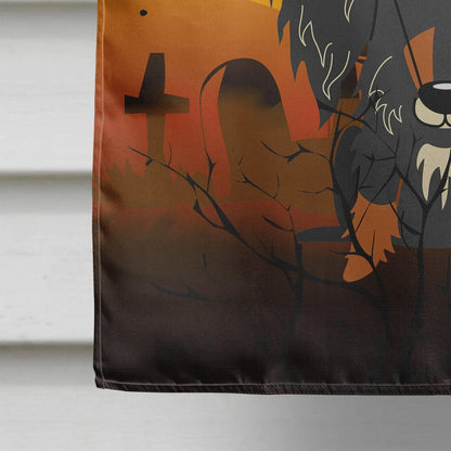 Drapeau de maison en toile Caroline's Treasures BB4394CHF, Teckel à poil dur, Halloween, grand format, multicolore