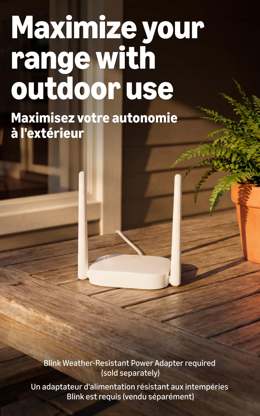 Blink Outdoor XR+ — Extended Range Wireless Outdoor 4 Camera with 10x security coverage powered by Blink's proprietary XR technology — 2 camera system