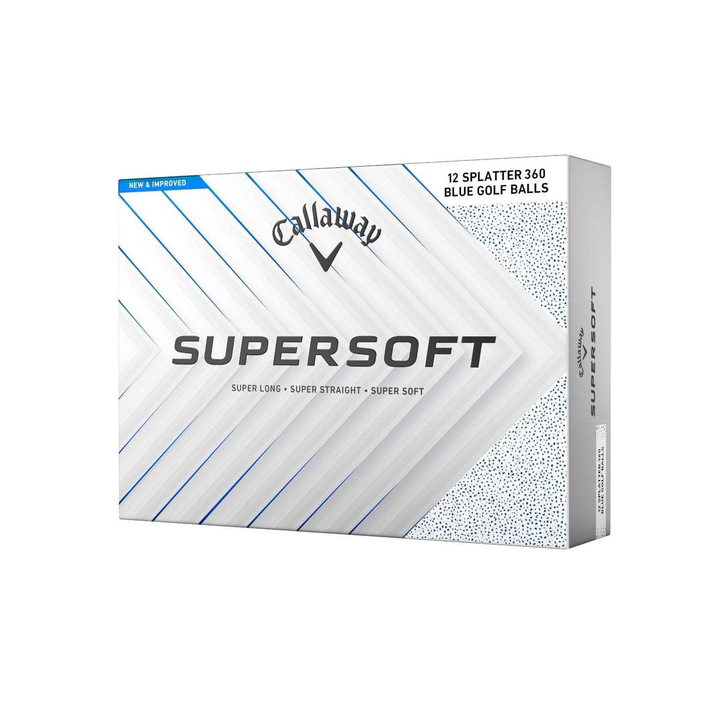 Callaway Golf Supersoft Golf Balls (2025, Blue Splatter)