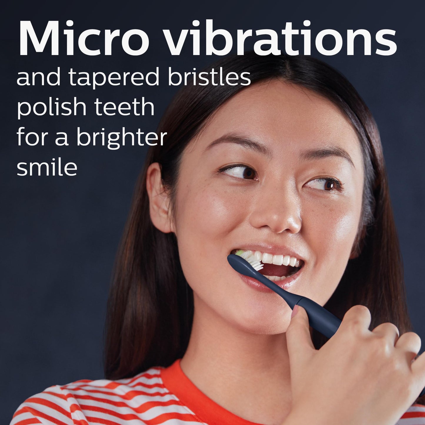 PHILIPS One By Sonicare Battery Toothbrush, Midnight, Hy1100/04, 1 Count 🍁 All In One Marketplace Canada