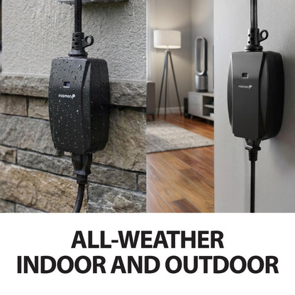 Outdoor Wireless Outlet Heavy Duty 3-Prong (1 Outlet + 1 Remote Control) 🍁 All In One Marketplace Canada