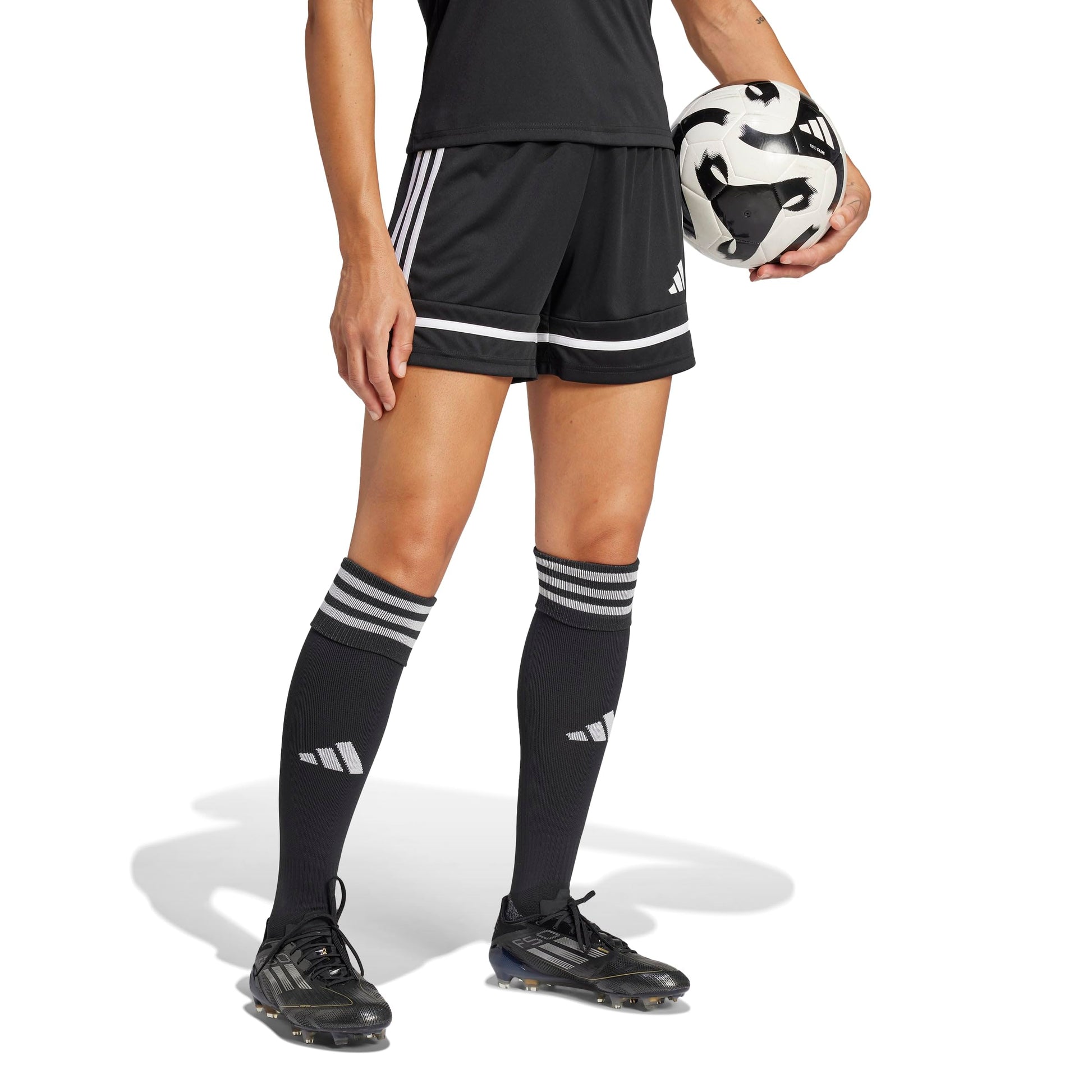 adidas Women's Squadra 25 Shorts, Black/Black/White, Medium adidas