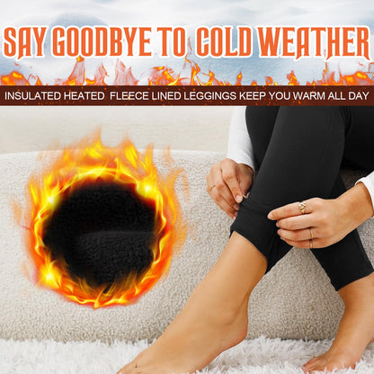 3 Pack Fleece Lined Leggings with Pockets High Waisted Warm Winter Yoga Pants Women Thermal Running Workout Leggings 🍁 All In One Marketplace Canada
