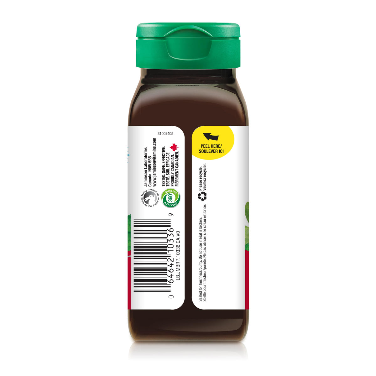 Jamieson Berberine, 500mg, Cholesterol Support, Healthy Glucose Metabolism, Non-GMO, Vegetarian, No Sugar, No Gluten, No Lactose, No Artificial Colours, Flavours, or Preservatives, 70 Capsules.