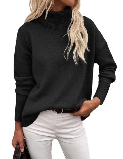 Zeagoo Women's Turtleneck Sweater 2026 Fall Winter Chunky Knitted Pullover 🍁 All In One Marketplace Canada