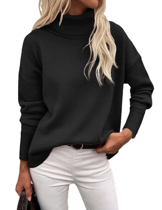 Zeagoo Women's Turtleneck Sweater 2026 Fall Winter Chunky Knitted Pullover 🍁 All In One Marketplace Canada