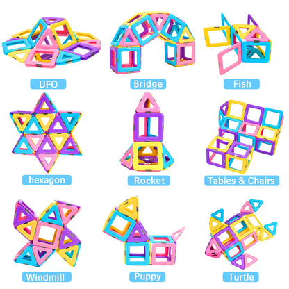 Upgraded Magnetic Tiles Toys for 3 4 5 6 7 8+ Year Old Toddlers Boys Girls 🍁 All In One Marketplace Canada