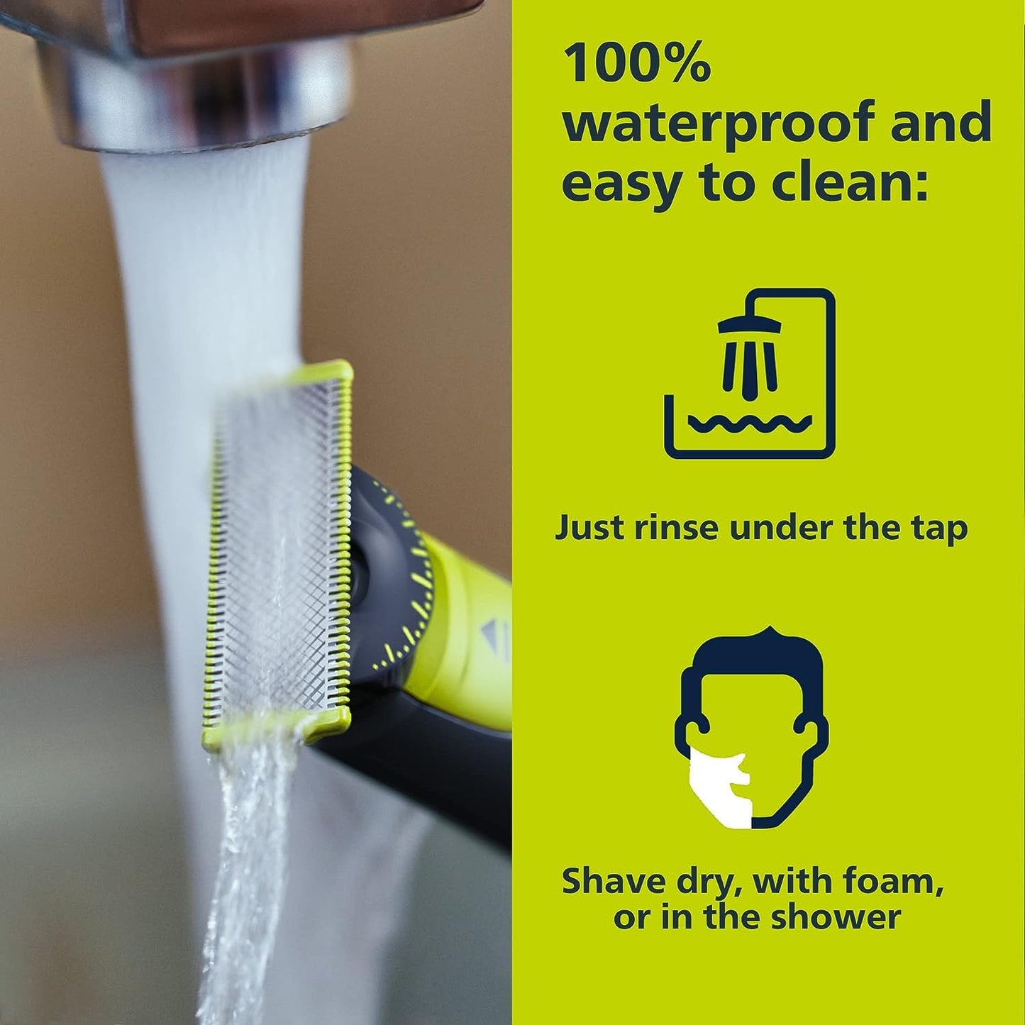 Philips OneBlade 360 Face, Wet & Dry, Trim, Edge & Shave with the 360 Blade, QP2724/22 - Available at All In One Marketplace Canada