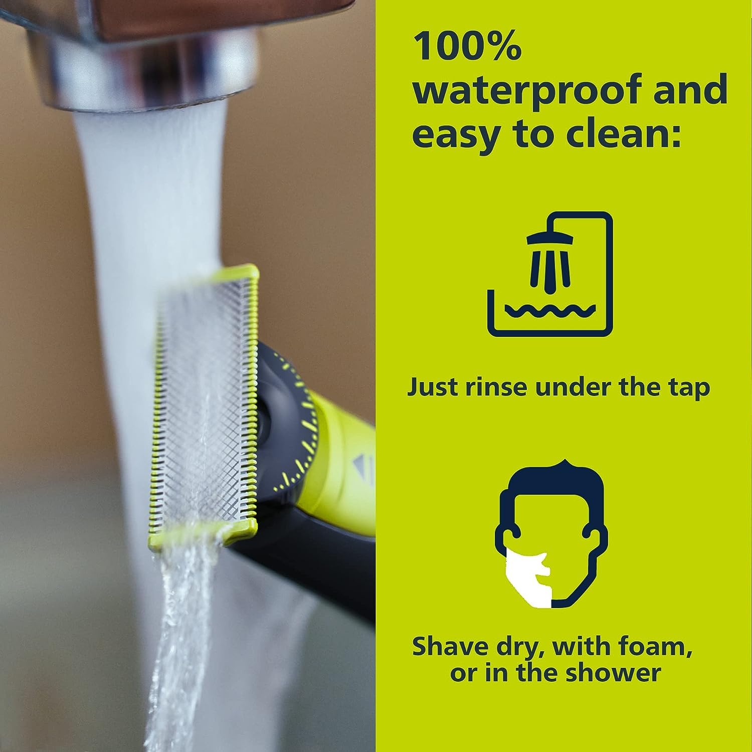 Philips OneBlade 360 Face, Wet & Dry, Trim, Edge & Shave with the 360 Blade, QP2724/22 - Available at All In One Marketplace Canada