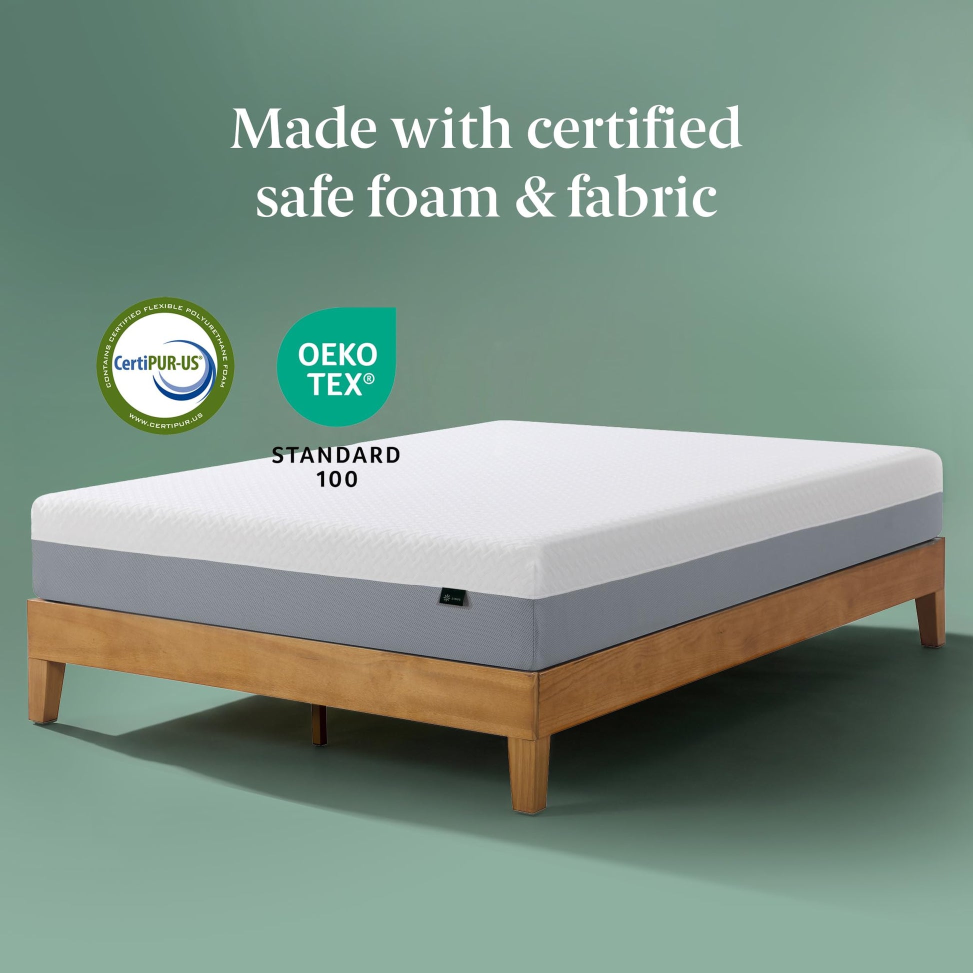 Zinus Full Mattress - 8 Inch Green Tea Essential Memory Foam Mattress, Affordable Mattress, Pressure Relief, CertiPUR-US Certified Foam, Mattress in a Box, 10-Year Warranty, Full Size Zinus