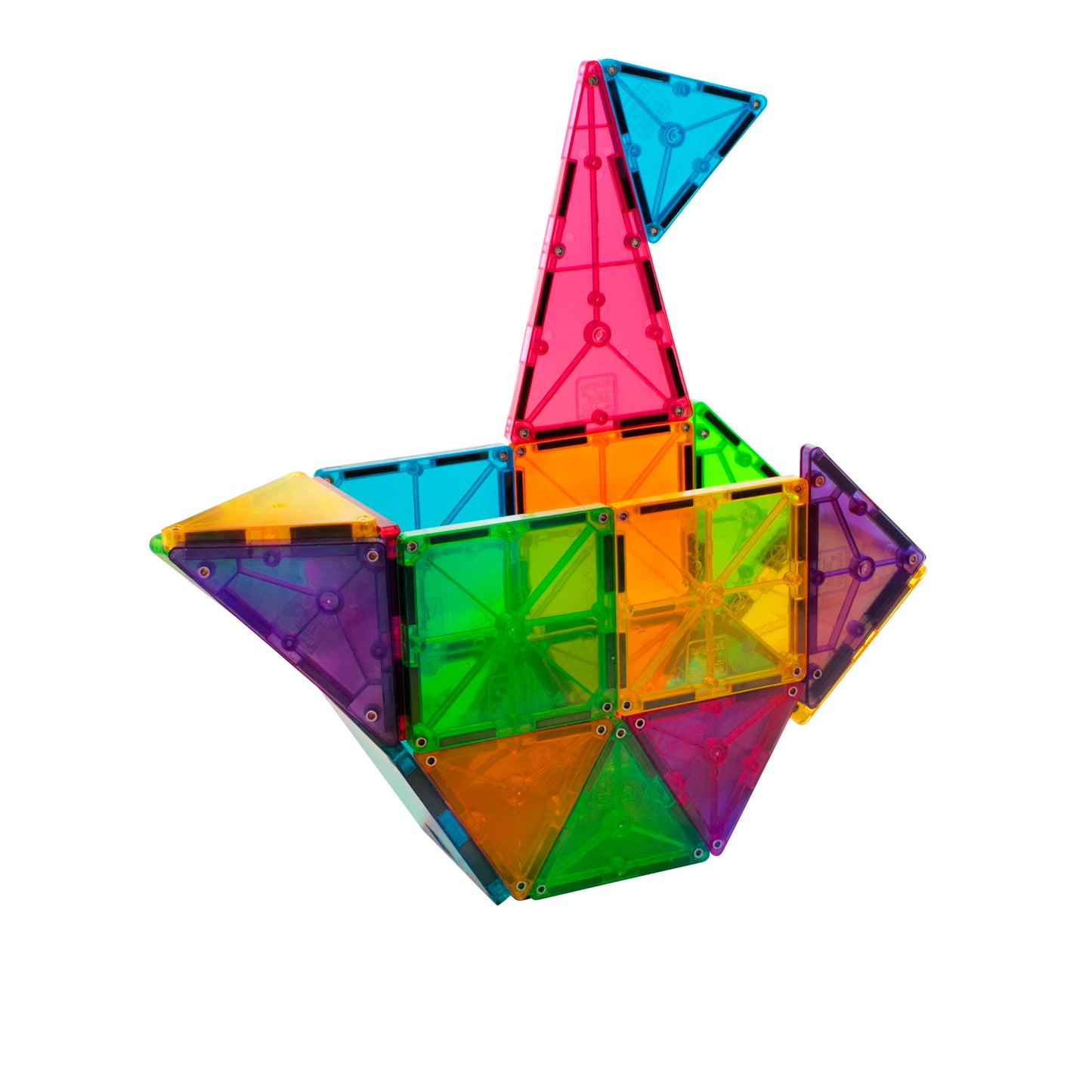 Magna-Tiles 02132 Clear Colors 32 Piece Set by Valtech Since 1997 - Available at All In One Marketplace Canada