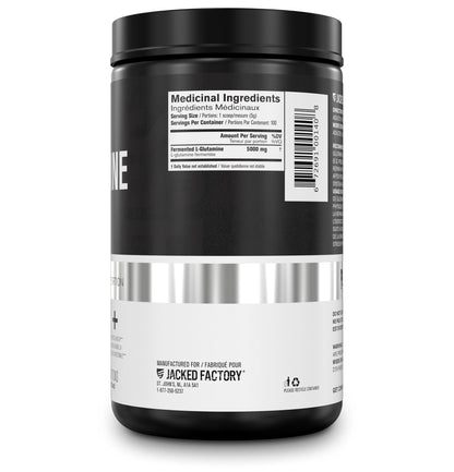 L-Glutamine Powder 500g, 100 Servings - Vegan Fermented L Glutamine for Post Workout Muscle Recovery, Immunity, Digestive Health - Tested & Trusted, No Artificial Fillers - Unflavored - Available at All In One Marketplace Canada