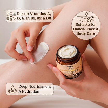 CADDISE Whipped Beef Tallow for Skin – 100% Grass-Fed Handmade Cream Moisturizer for Face & Body, Natural with Honey, Shea Butter, Jojoba Oil, Non-Greasy, Nourishing for Men, Women, Kids, 4 Oz - Available at All In One Marketplace Canada