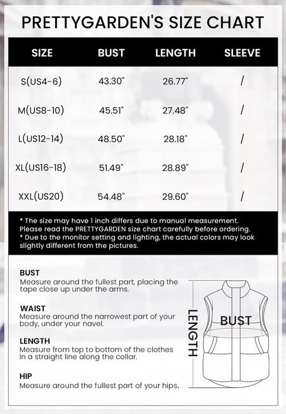 PRETTYGARDEN Women's 2026 Fall Spring Vest Casual Sleeveless Hooded Zip Up Jacket Trendy Winter Coat Outerwear (Camel,X-Large) 🍁 All In One Marketplace Canada