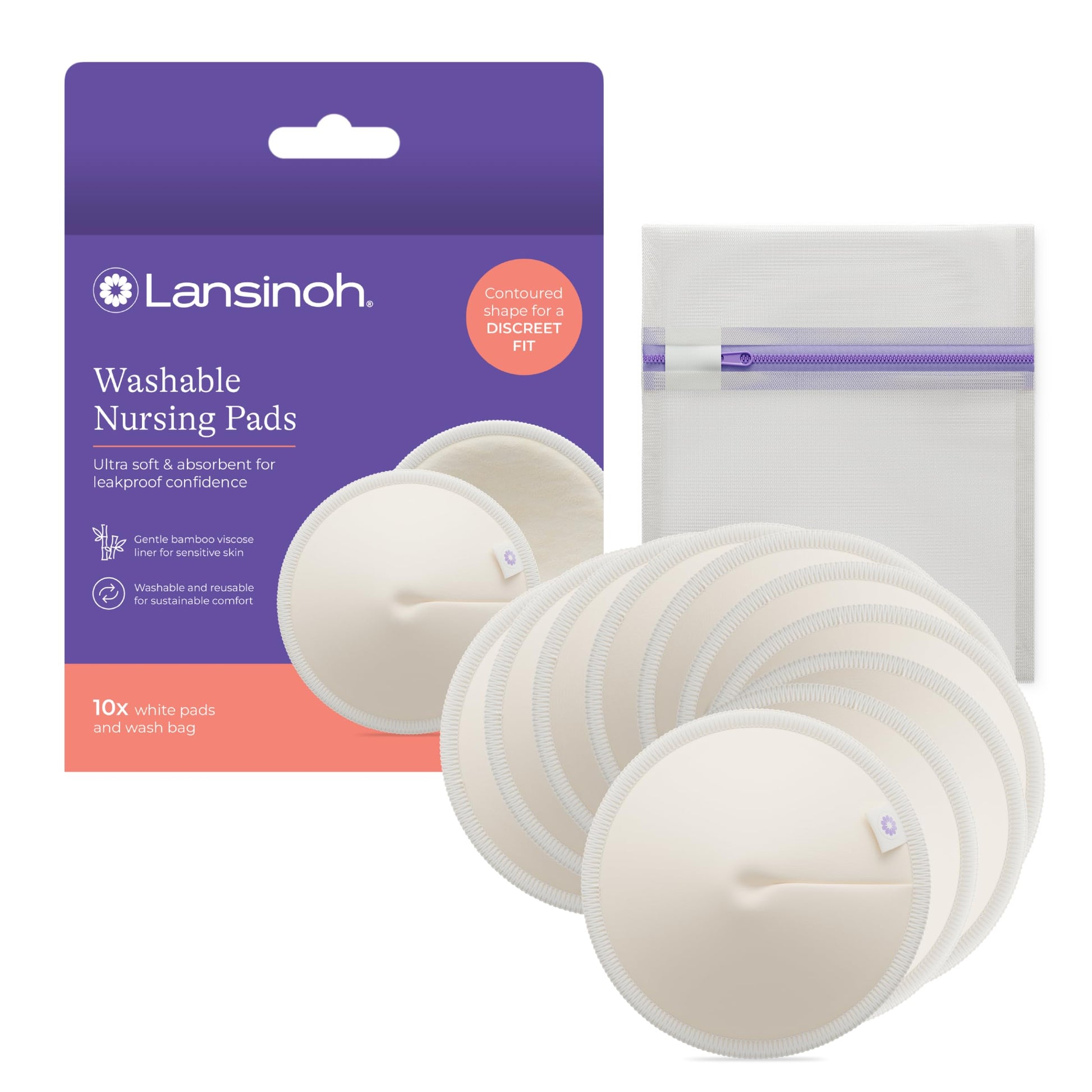 Lansinoh Washable Nursing Pads for Breastfeeding Lansinoh