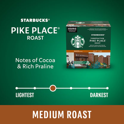 Starbucks Pike Place Medium Roast K-Cup Coffee Pods, 44 Count