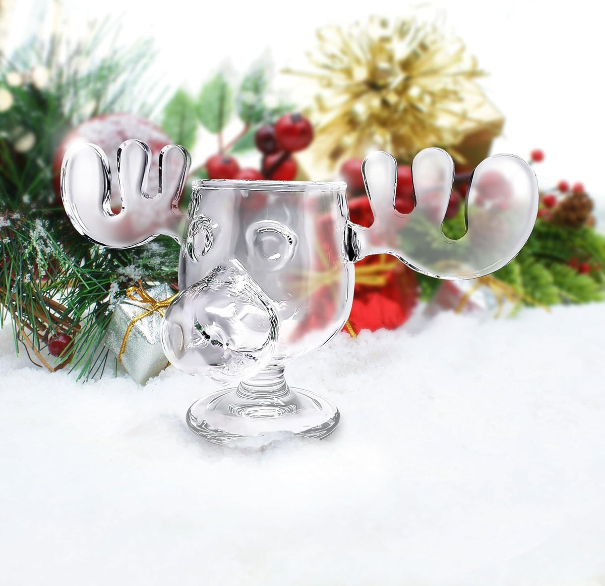 Spoontiques - National Lampoon’s Christmas Vacation Acrylic Moose Cup - Griswold Moose Mug - 4.5” - 6 Ounce 🍁 All In One Marketplace Canada
