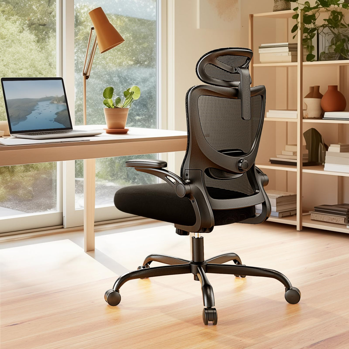 Marsail Ergonomic Office Chair, High Back Mesh with Lumbar Support