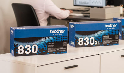 Brother Genuine TN830 Standard Yield Black Toner Cartridge for 1,200 Pages
