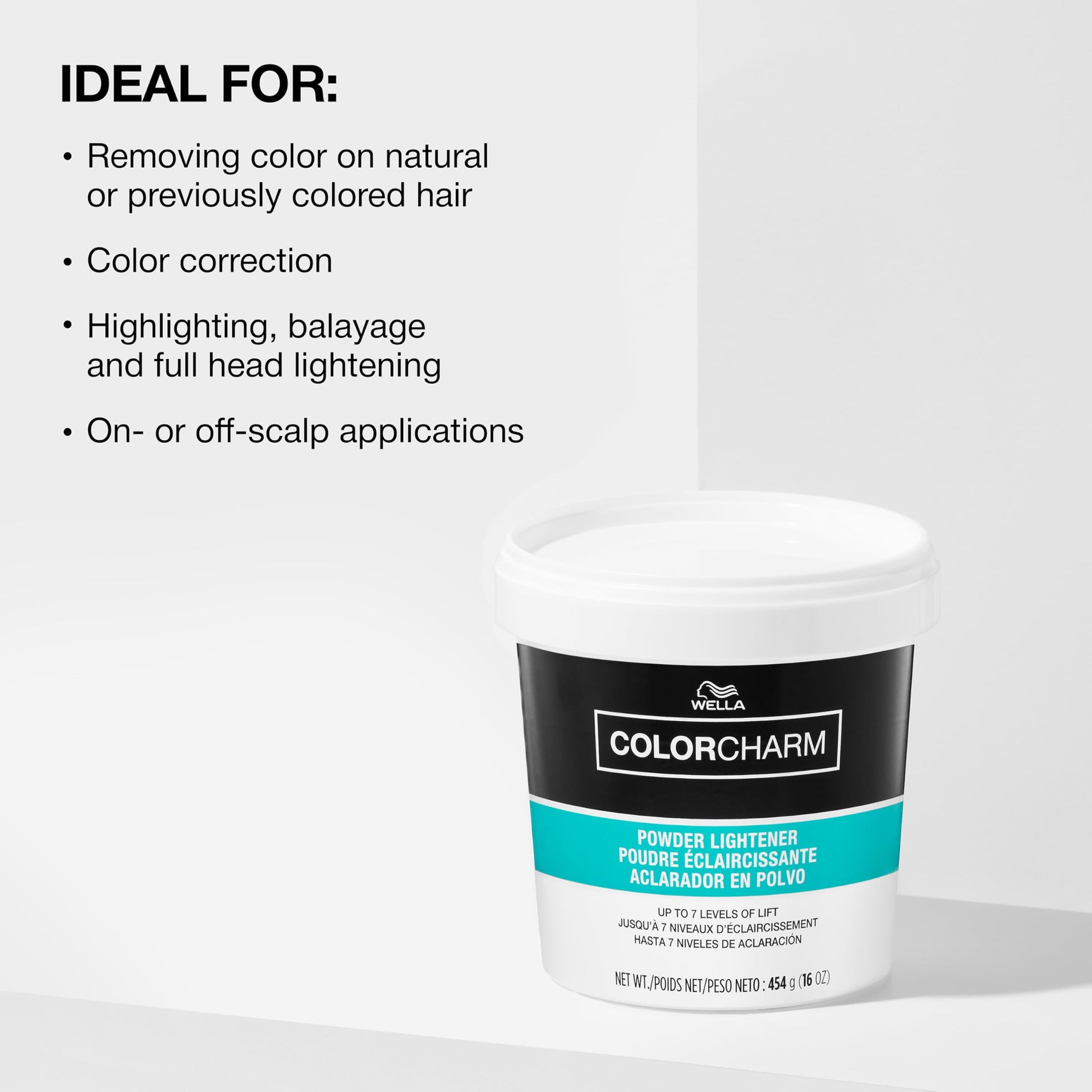 COLORCHARM Powder Hair Lightener| Up to 7 Levels of Lift | Dust Free| 1lb - Available at All In One Marketplace Canada