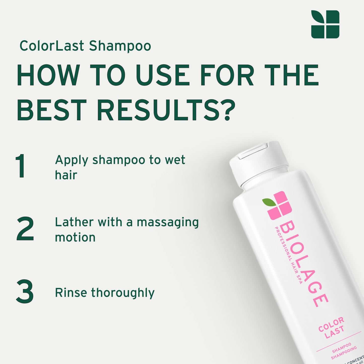 Biolage ColorLast Shampoo, For Color-Treated Hair, Protects & Maintains Vibrant Color, Tone, Shine & Anti-Fade, Cruelty Free, Vegan - Available at All In One Marketplace Canada